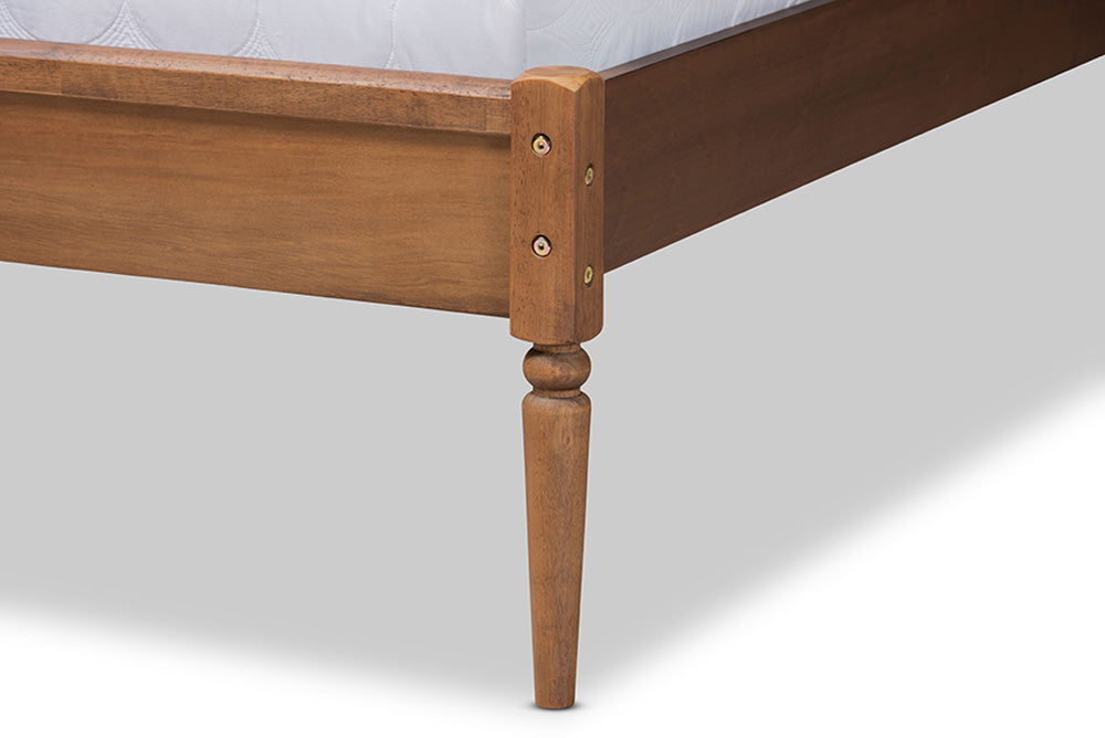 Baxton Studio - Kassidy King Size Bed - MG0063-Walnut-King view 6