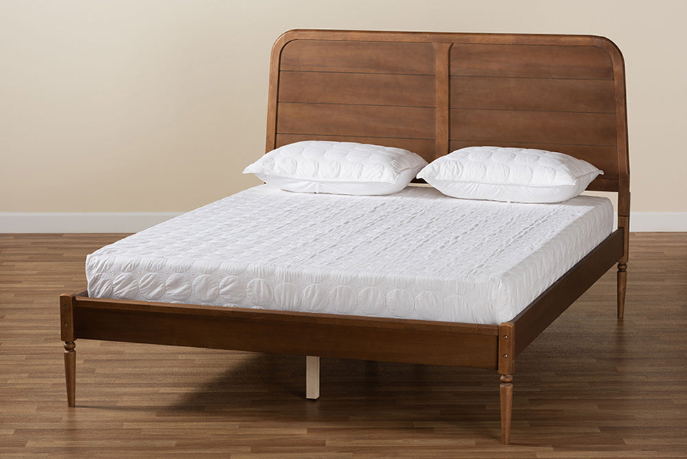 Baxton Studio - Kassidy Queen Size Bed - MG0063-Walnut-Queen view 9