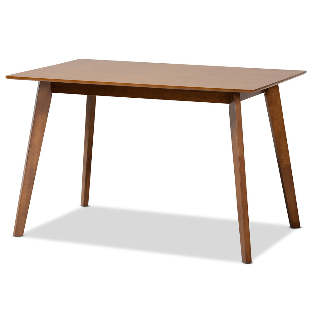 Baxton Studio - Katya Dining Set in Walnut Brown  - RH378C-Walnut-5PC Dining Set view 3