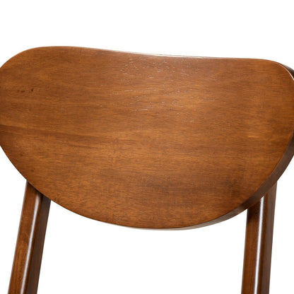 Baxton Studio - Katya Set of 2 Counter Stools in Sand/Walnut Brown - RH378P-Sand/Walnut Bent Seat-PC-2PK view 4