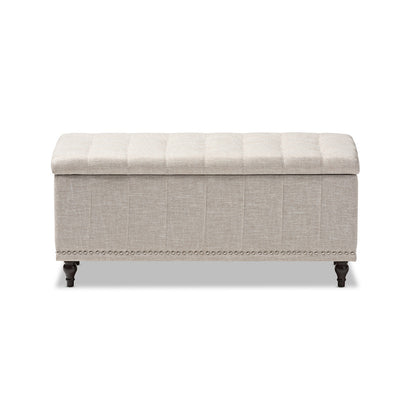 Baxton Studio - Kaylee Storage Bench in Beige - BBT3137-OTTO-Beige-H1217-3 view 1