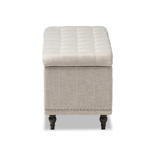 Baxton Studio - Kaylee Storage Bench in Beige - BBT3137-OTTO-Beige-H1217-3 view 2