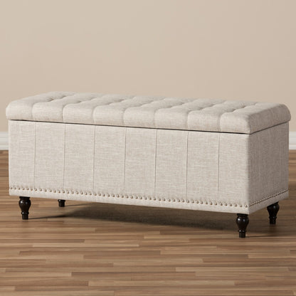 Baxton Studio - Kaylee Storage Bench in Beige - BBT3137-OTTO-Beige-H1217-3 view 8
