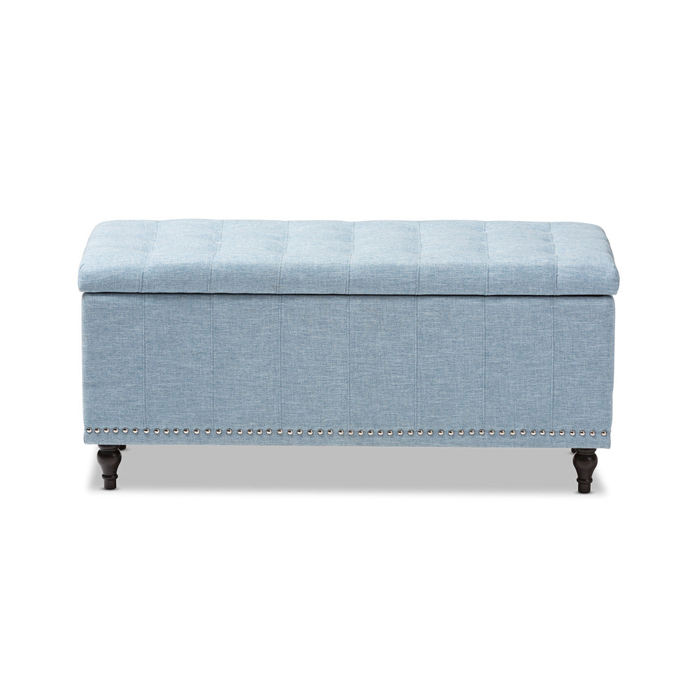 Baxton Studio - Kaylee Storage Bench in Light Blue - BBT3137-OTTO-Light Blue-H1217-21 view 1
