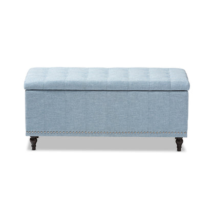 Baxton Studio - Kaylee Storage Bench in Light Blue - BBT3137-OTTO-Light Blue-H1217-21 view 1