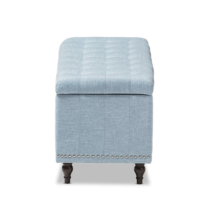 Baxton Studio - Kaylee Storage Bench in Light Blue - BBT3137-OTTO-Light Blue-H1217-21 view 2