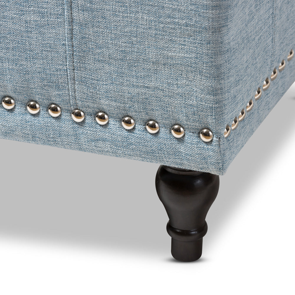 Baxton Studio - Kaylee Storage Bench in Light Blue - BBT3137-OTTO-Light Blue-H1217-21 view 5