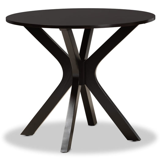 Baxton Studio - Kenji Dining Table in Dark Brown - RH7208T-Dark Brown-35-IN-DT view 1