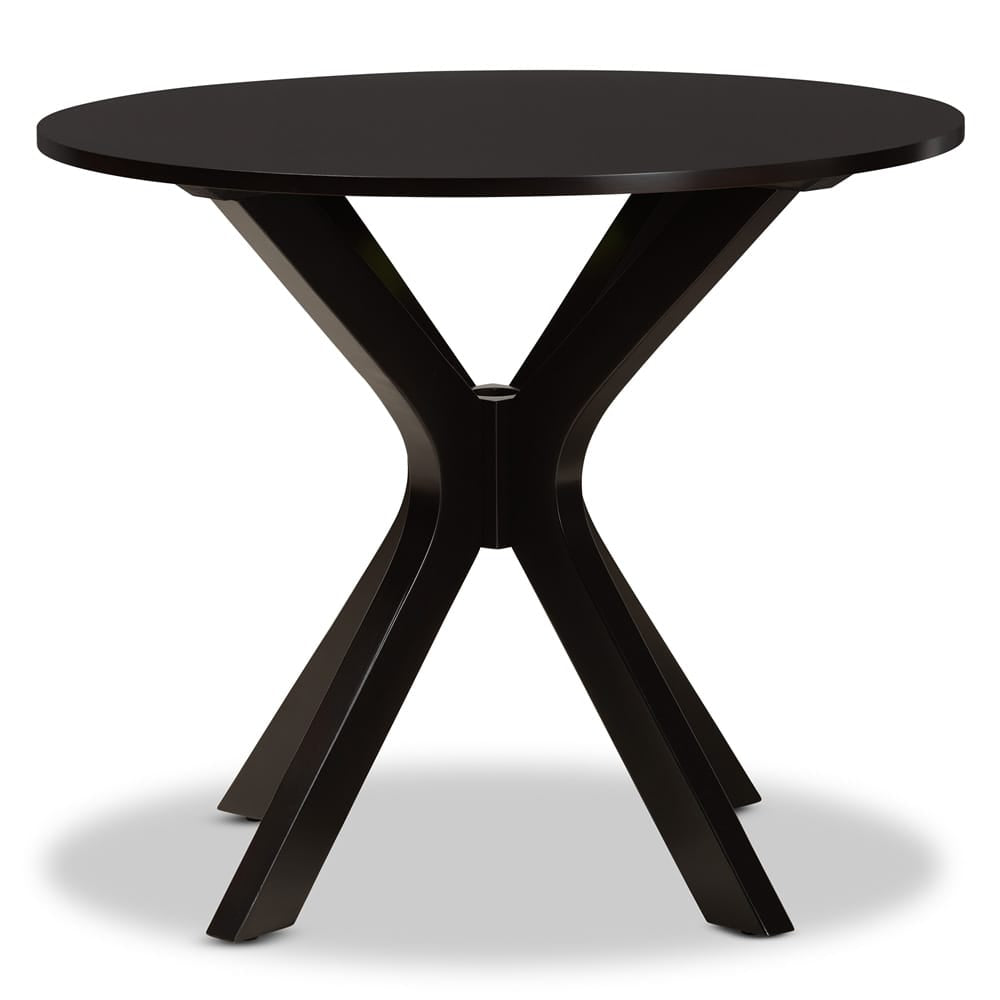 Baxton Studio - Kenji Dining Table in Dark Brown - RH7208T-Dark Brown-35-IN-DT view 2