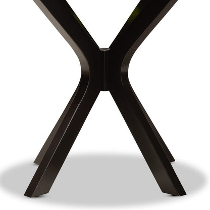 Baxton Studio - Kenji Dining Table in Dark Brown - RH7208T-Dark Brown-35-IN-DT view 4