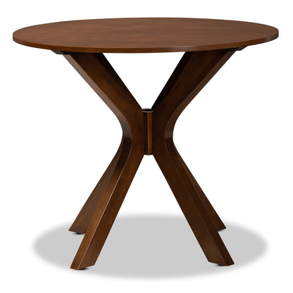 Baxton Studio - Kenji Dining Table in Walnut - RH7208T-Walnut-35-IN-DT view 2