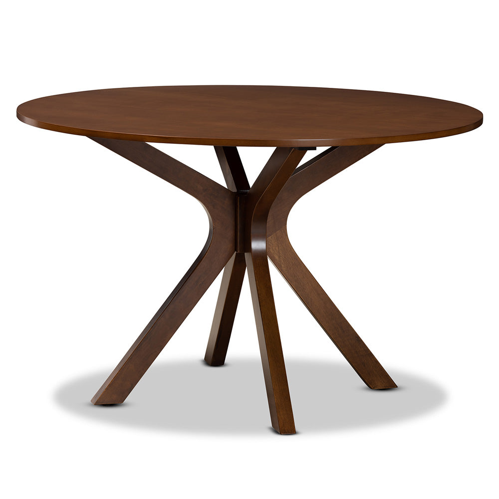 Baxton Studio - Kenji Dining Table in Walnut - RH7208T-Walnut-48-IN-DT view 1