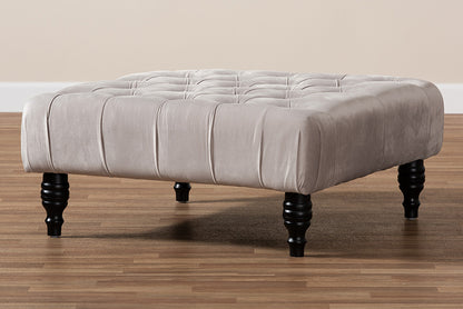 Baxton Studio - Keswick Ottoman - 502-Slate Grey-Otto view 6
