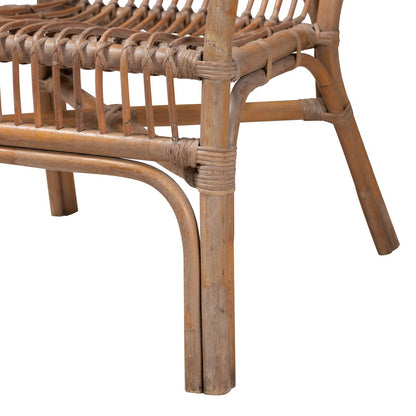 Baxton Studio - Lamaria Living Room Set in Natural Brown - DC9099-Rattan-2PC Set view 5