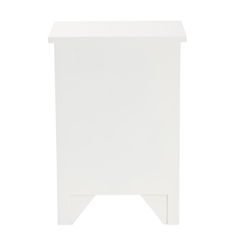 Baxton Studio - Lambert End Table in White - JY20B083-White-ET view 5