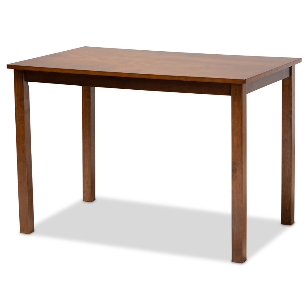 Baxton Studio - Lanier Dining Set in Grey/Walnut Brown  - RH318C-Grey/Walnut-5PC Dining Set view 3