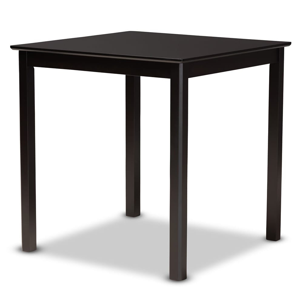 Baxton Studio - Lanier Pub Set in Gray/Espresso - RH318P-Grey/Dark Brown-5PC Pub Set view 3