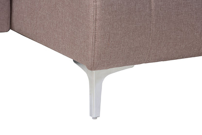 Baxton Studio - LaNoma Sleeper Sofa - LaNoma-Clay-RFC view 4