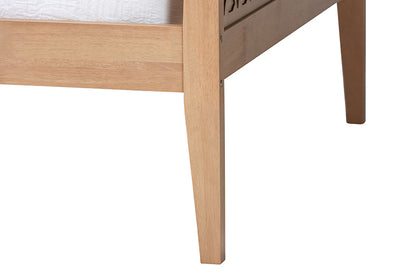 Baxton Studio - Lara Twin Size Daybed - Lara-Natural Wood-Daybed-Twin view 6
