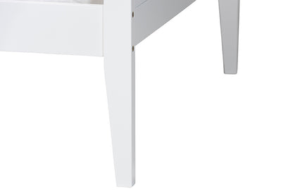 Baxton Studio - Lara Twin Size Daybed - Lara-White Solid-Daybed-Twin view 6