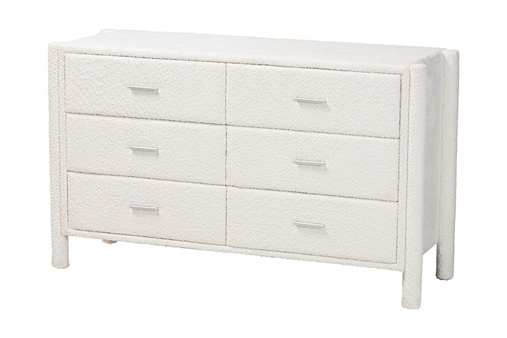 Baxton Studio - Laria Dresser - BBT2054 A1-White-Dresser view 1