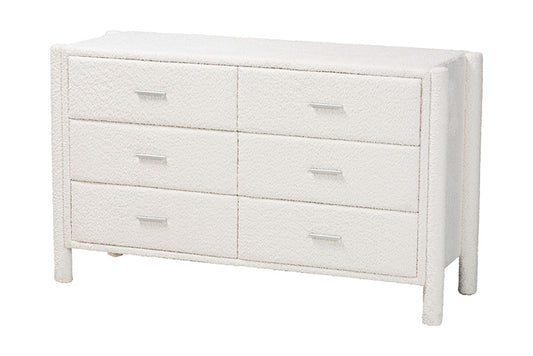 Baxton Studio - Laria Dresser - BBT2054 A1-White-Dresser view 1