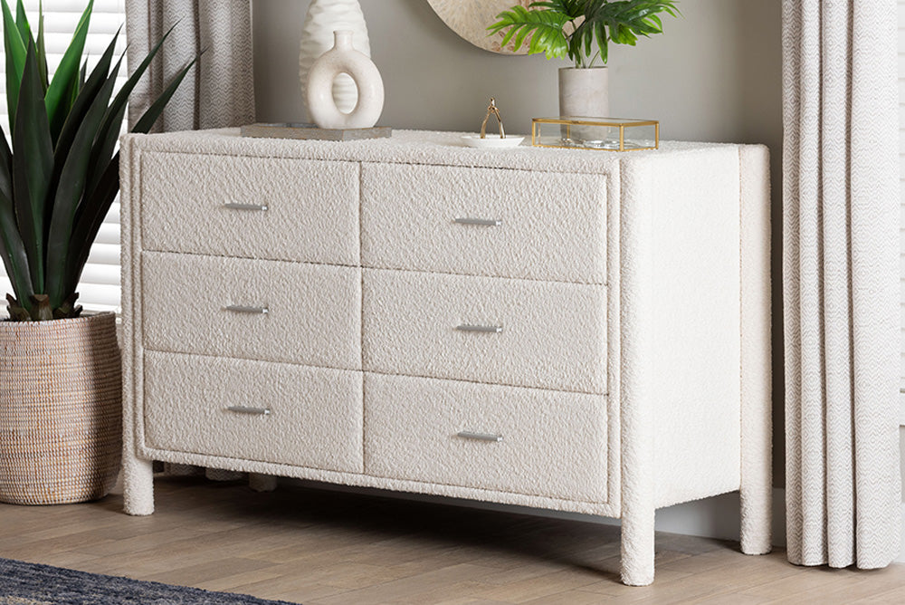 Baxton Studio - Laria Dresser - BBT2054 A1-White-Dresser view 5