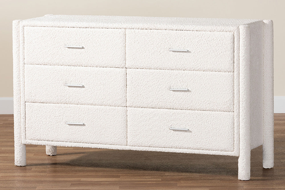 Baxton Studio - Laria Dresser - BBT2054 A1-White-Dresser view 10
