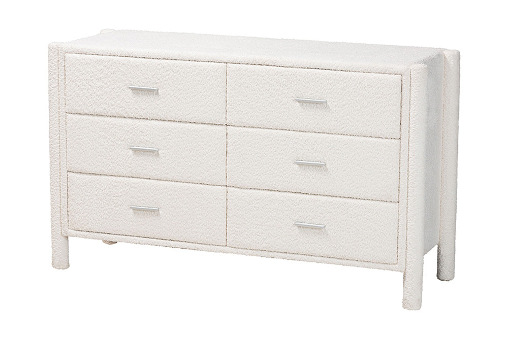 Baxton Studio - Laria King Bedroom Set - BBT61176 A1-White-King 4PC Bedroom Set view 6