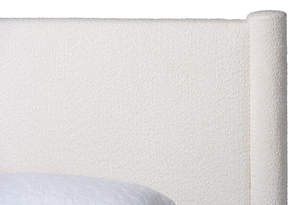 Baxton Studio - Laria King Bedroom Set - BBT61176 A1-White-King 4PC Bedroom Set view 9