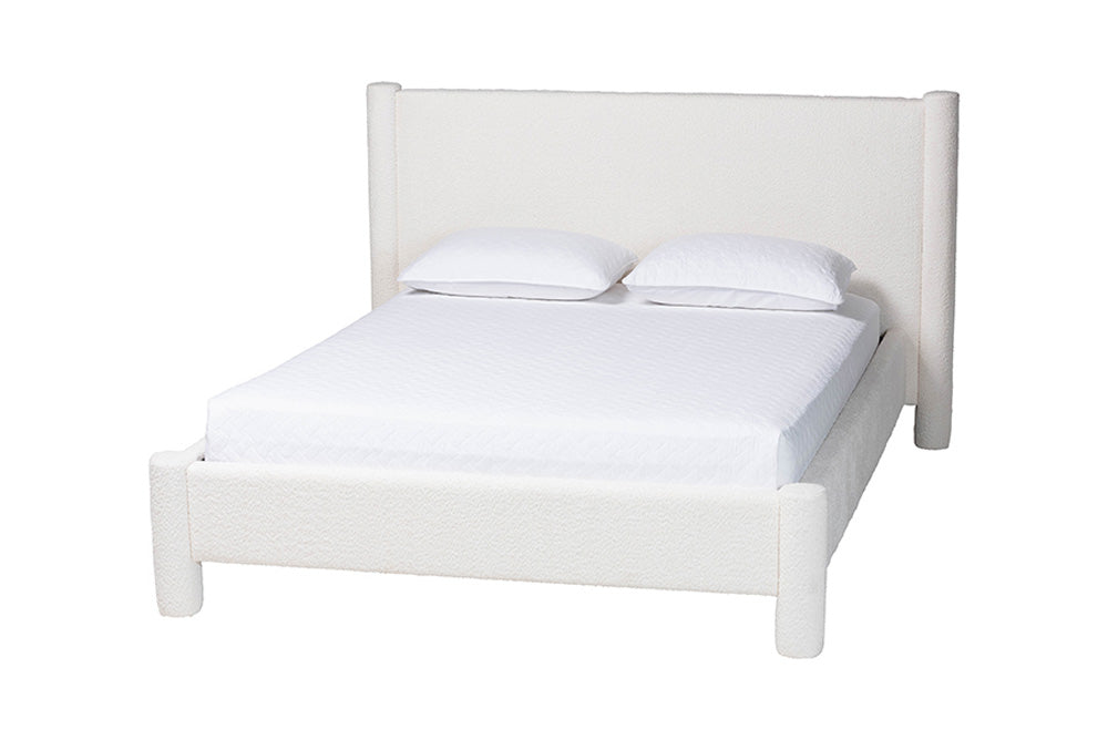 Baxton Studio - Laria King Bedroom Set - BBT61176 A1-White-King 5PC Bedroom Set view 3