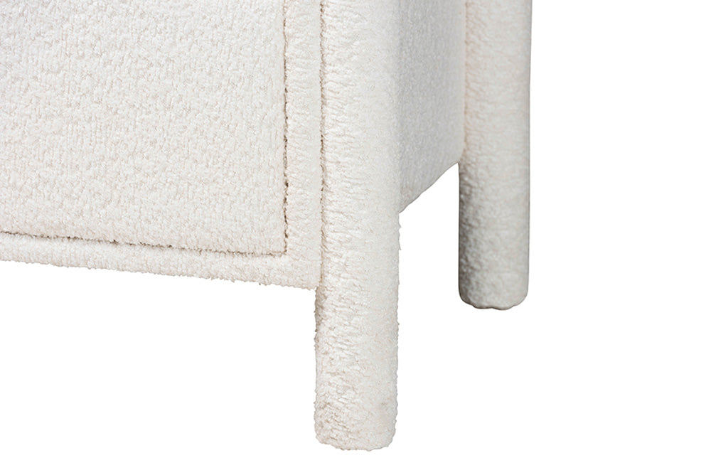 Baxton Studio - Laria King Bedroom Set - BBT61176 A1-White-King 5PC Bedroom Set view 9