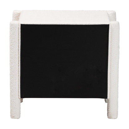 Baxton Studio - Laria Nightstand in White - BBT3225-White-NS view 5