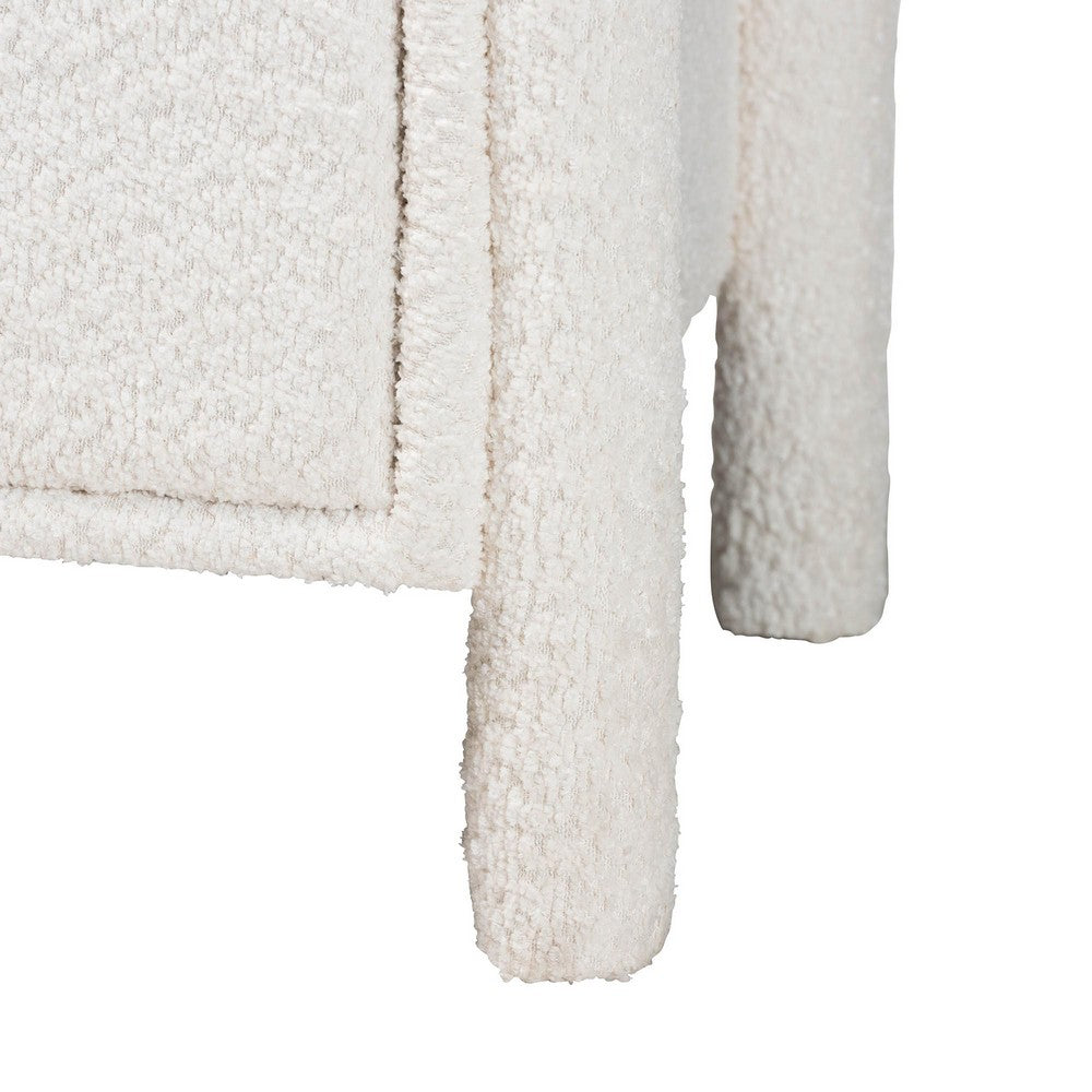 Baxton Studio - Laria Nightstand in White - BBT3225-White-NS view 7