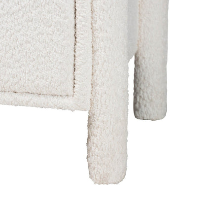Baxton Studio - Laria Nightstand in White - BBT3225-White-NS view 7