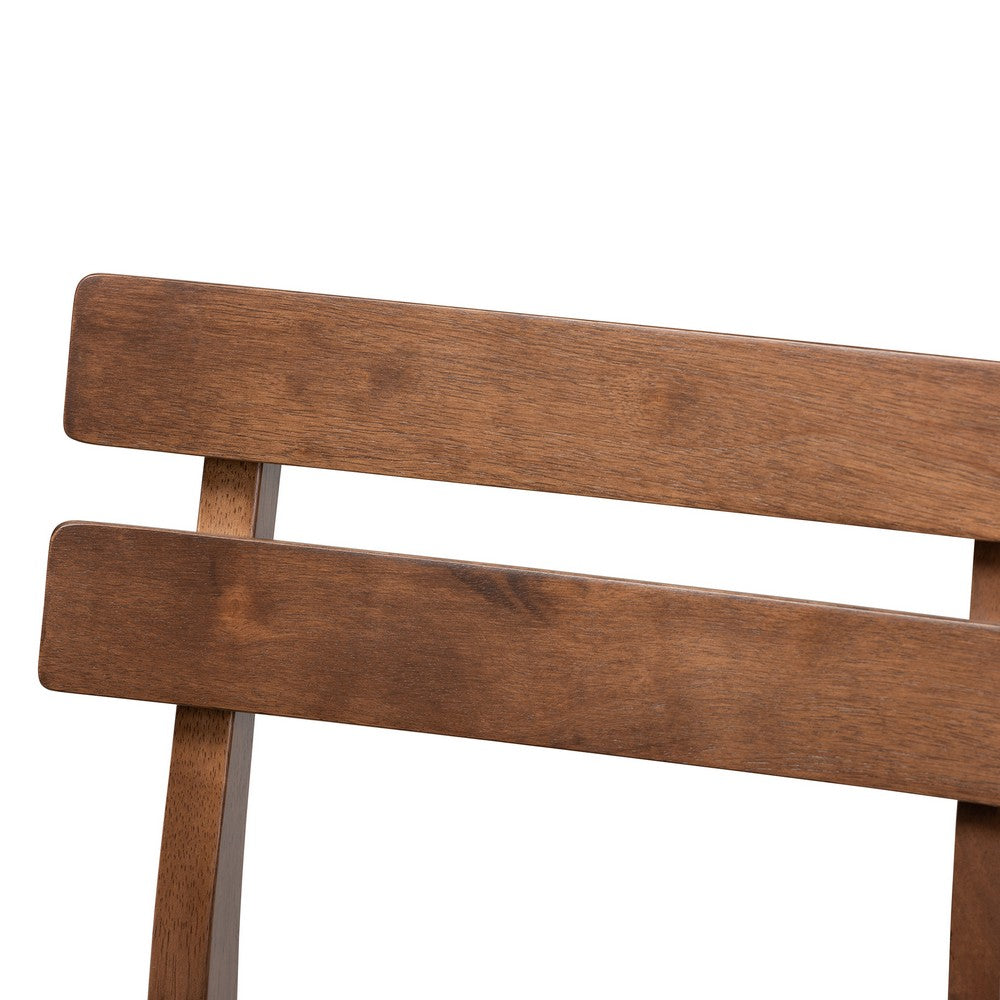 Baxton Studio - Larine Set of 2 Counter Stools in Light Grey/Walnut - Boba-Light Grey/Walnut-Counter Stool view 4