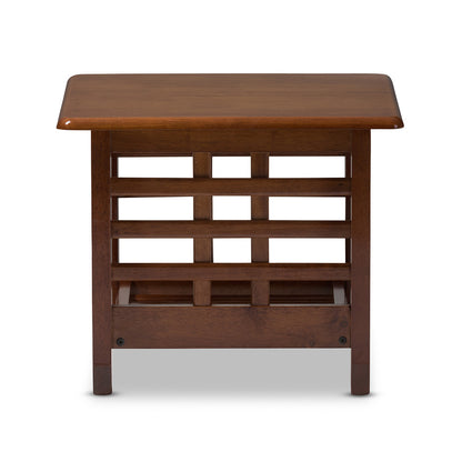 Baxton Studio - Larissa End Table in "Cherry" Brown - SW5218-Cherry-TS2-ET view 2