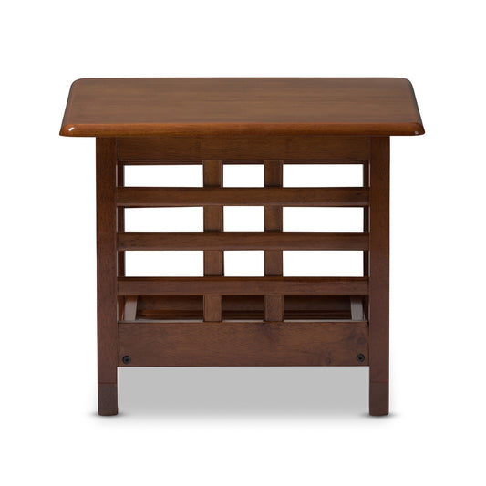 Baxton Studio - Larissa End Table in "Cherry" Brown - SW5218-Cherry-TS2-ET view 2