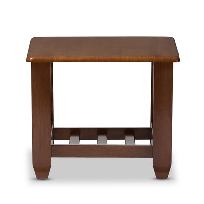 Baxton Studio - Larissa End Table in "Cherry" Brown - SW5218-Cherry-TS2-ET view 3