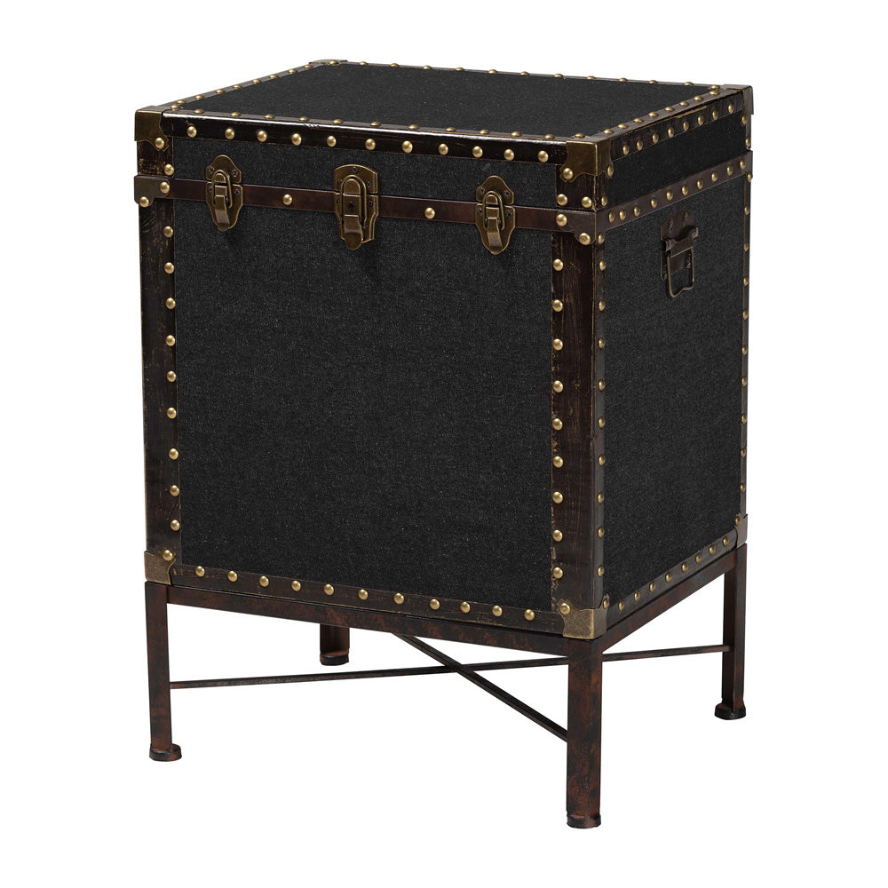 Baxton Studio - Laura End Table in Black - JY23B237-Open Box Laura Black-ET view 1