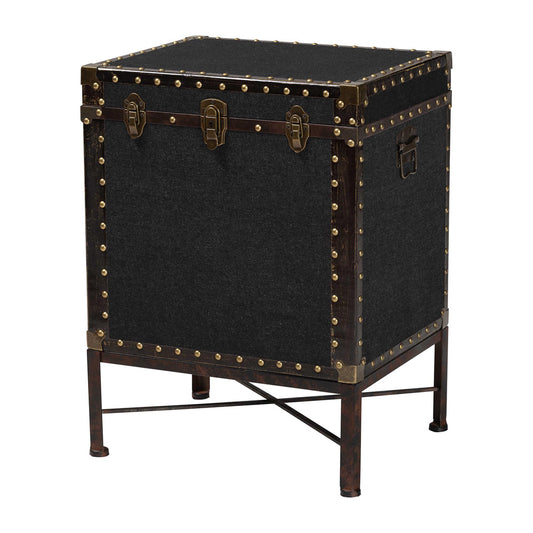 Baxton Studio - Laura End Table in Black - JY23B237-Open Box Laura Black-ET view 1