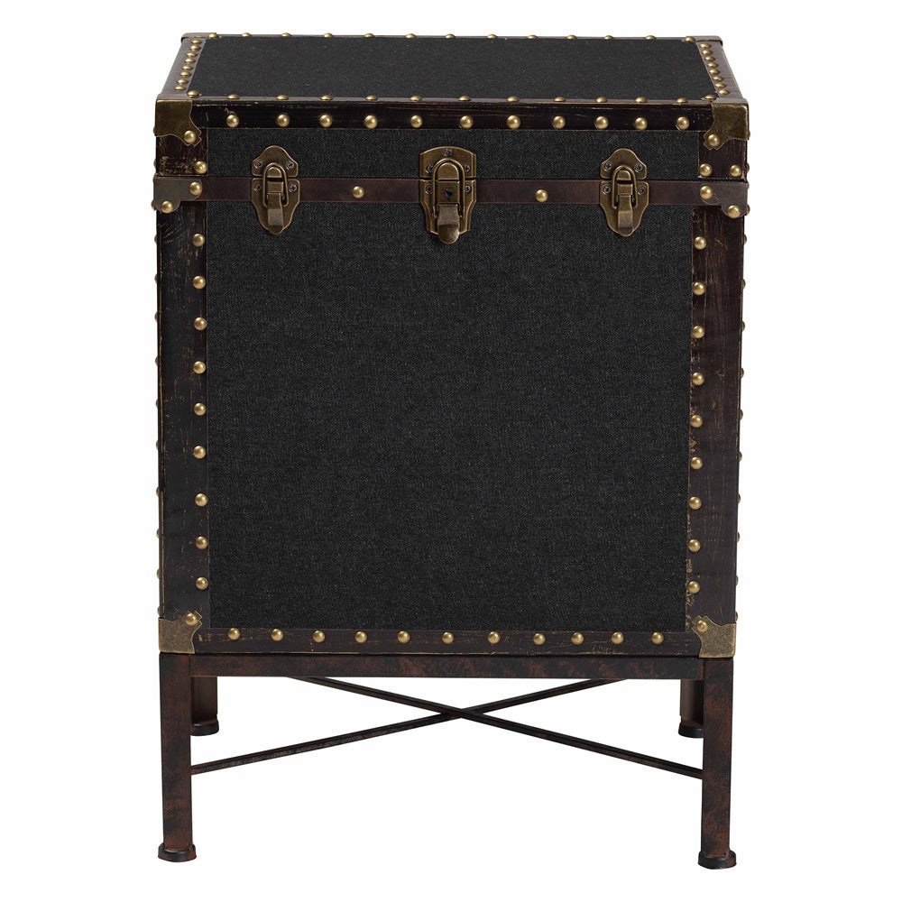 Baxton Studio - Laura End Table in Black - JY23B237-Open Box Laura Black-ET view 3