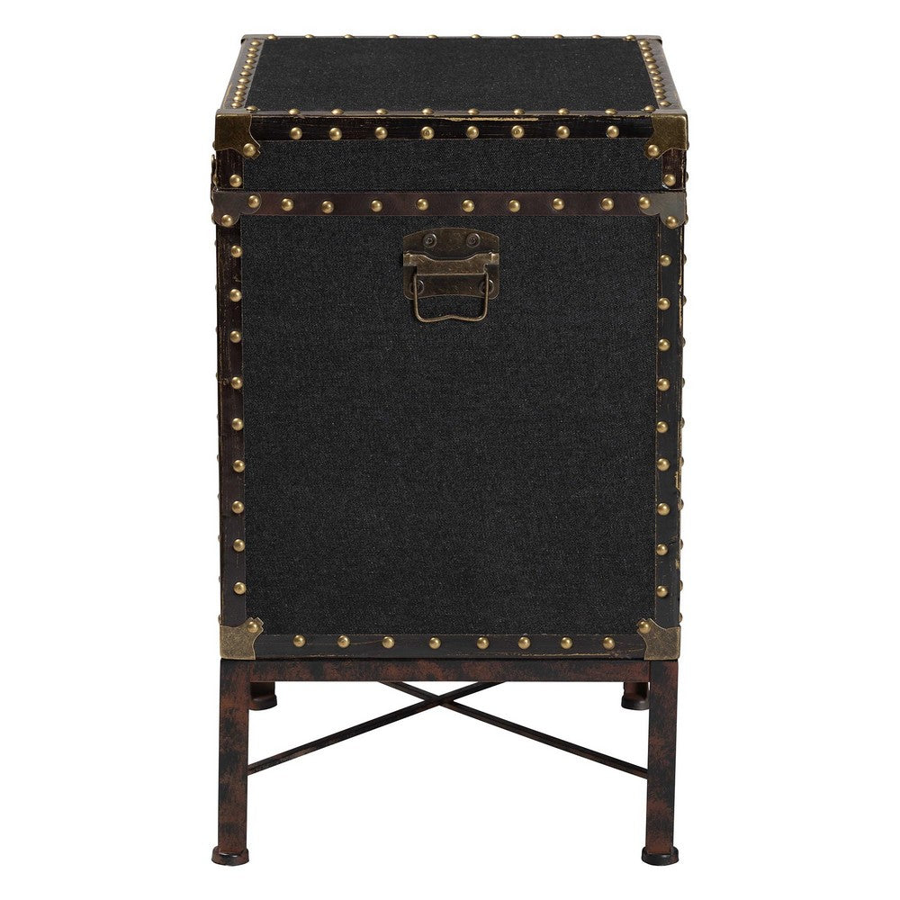 Baxton Studio - Laura End Table in Black - JY23B237-Open Box Laura Black-ET view 4