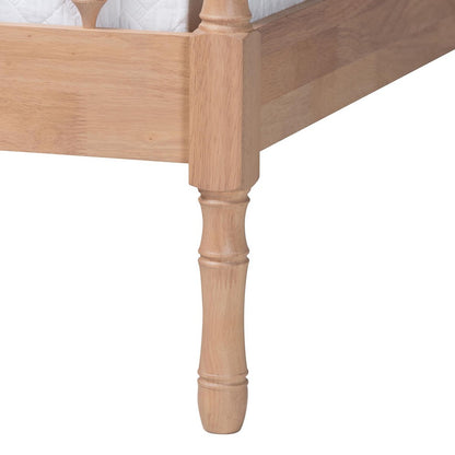 Baxton Studio - Laurent Queen Bedroom Set in Beech Brown - Femi-Beech-Queen 4PC Bedroom Set view 9