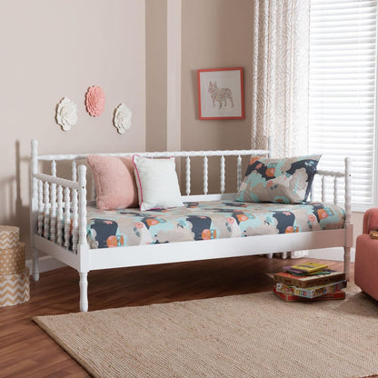 Baxton Studio - Laurent Twin Size Daybed in White - MG0258-1-White-Daybed-Twin view 6