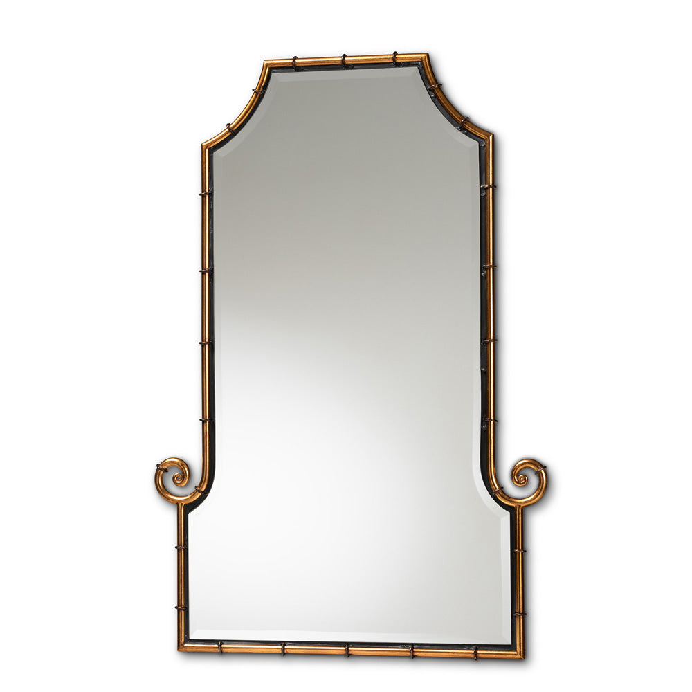 Baxton Studio - Layan Mirror in Gold - RXW-10065 view 1