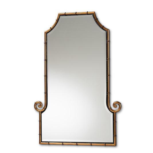 Baxton Studio - Layan Mirror in Gold - RXW-10065 view 1
