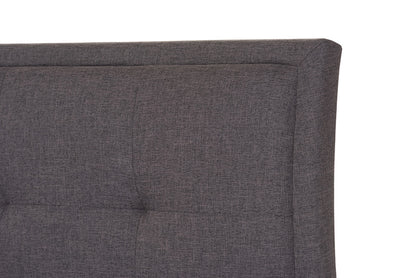 Baxton Studio - Lea Storage Bed - BBT6572-Dark Grey-Queen-Storage Bed view 6