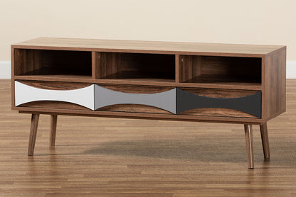 Baxton Studio - Leane TV Stand - ASP-1-Natural/White/Grey view 9
