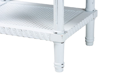 Baxton Studio - Legrand End Table - JY23B395-Wooden White/Light Brown-ET view 8